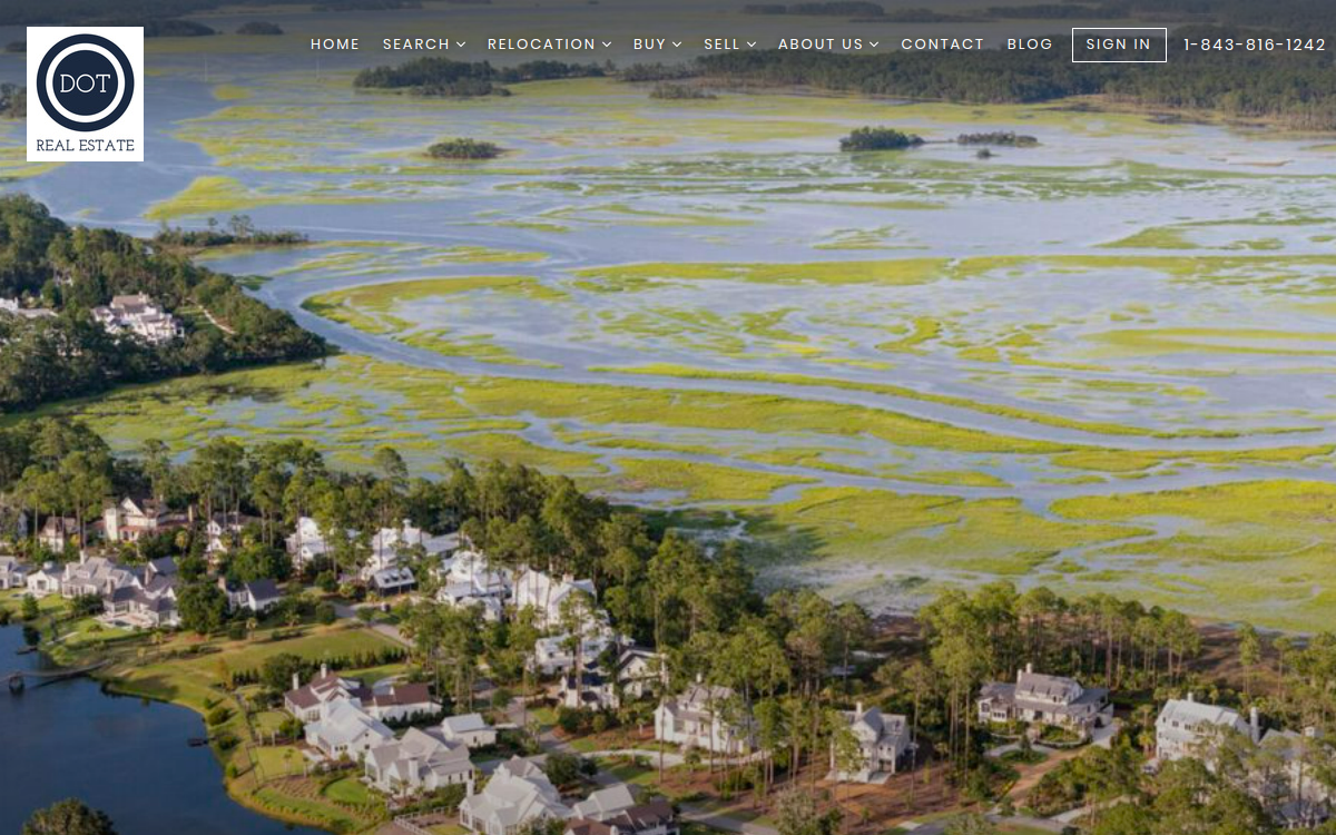 Bluffton Real Estates website preview