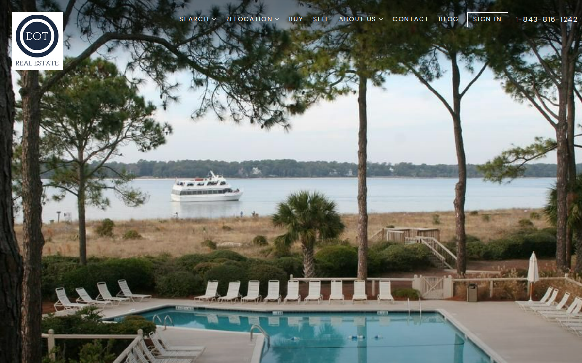 Hilton Head Real Estates website preview